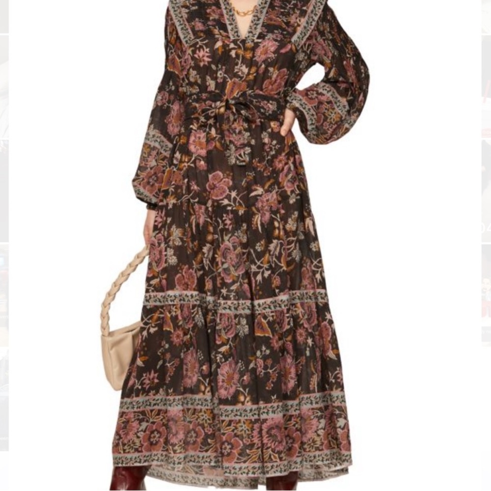 Sea New York Tess Printed Maxi Dress